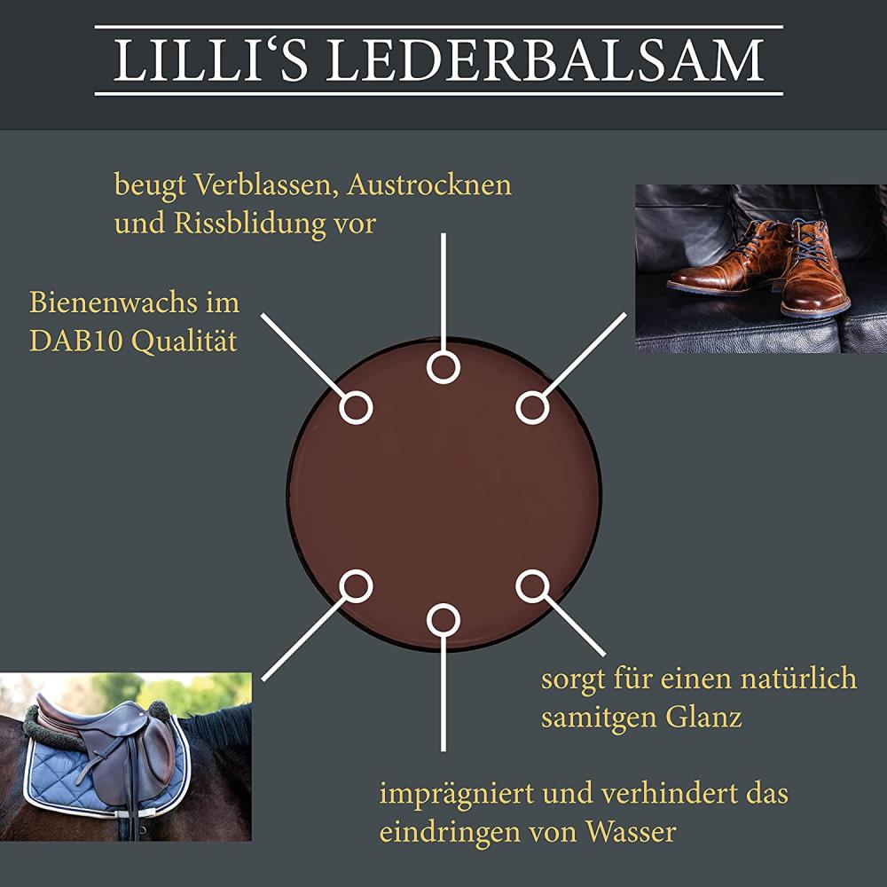 Lilli`s Lederbalsam braun - 200 ml